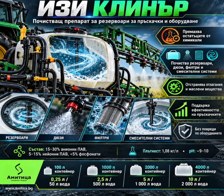 ИЗИ КЛИНЪР – ЧИСТАТА ПРЪСКАЧКА Е ГАРАНЦИЯ ЗА ПО-СИГУРНА РАСТИТЕЛНА ЗАЩИТА